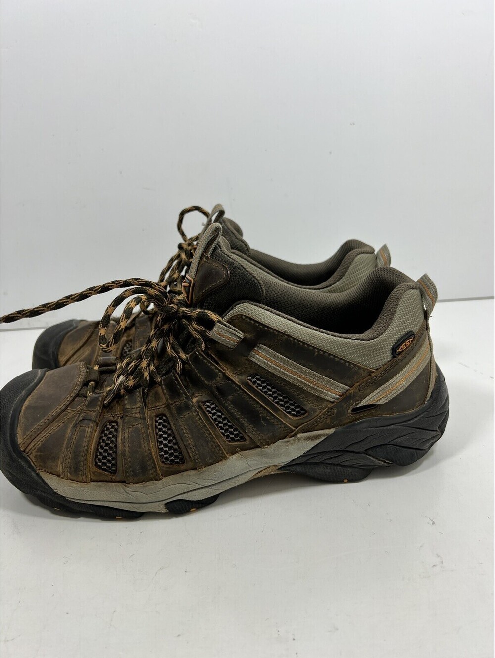 KEEN Mens Boot Voyageur Size 11.5 Brown Chukka Lace Up Pre owned 1002570